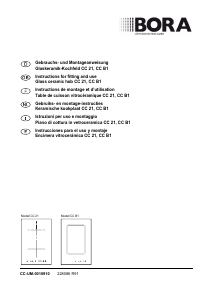 Manuale BORA CC 21 Piano cottura