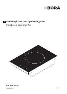 Bedienungsanleitung BORA CIW 1 Kochfeld