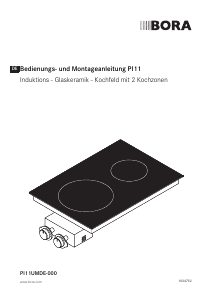 Bedienungsanleitung BORA PI 11 Kochfeld