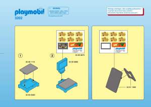 Manuale Playmobil set 3202 Construction Accessori costruzione