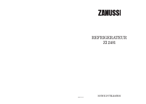 Mode d’emploi Zanussi ZI2401 Réfrigérateur