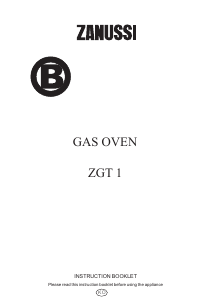 Bruksanvisning Zanussi ZGT1SEK-A Ugn
