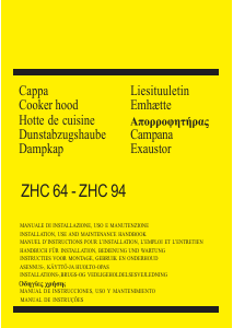 Manuale Zanussi ZHC64ALU Cappa da cucina