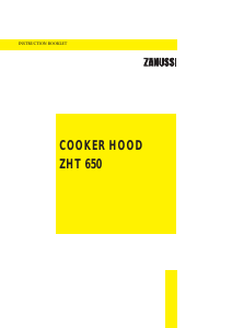 Handleiding Zanussi ZHT650X/GB Afzuigkap