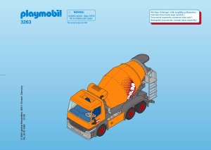 Manual Playmobil set 3263 Construction Cement mixer