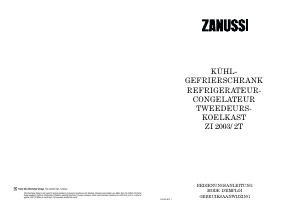 Handleiding Zanussi ZI2003/2T Koel-vries combinatie