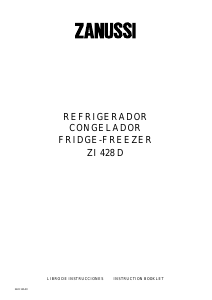 Manual Zanussi ZI428D Fridge-Freezer