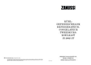 Handleiding Zanussi ZI2002/2T Koel-vries combinatie