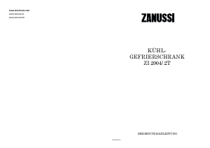 Bedienungsanleitung Zanussi ZI2004/2T Kühl-gefrierkombination