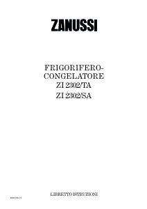Manuale Zanussi ZI2302/2T Frigorifero-congelatore