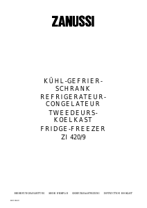 Bruksanvisning Zanussi ZI420/9 Kyl-frys