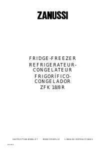 Manual Zanussi ZFK18/8R Fridge-Freezer