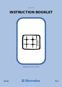 Handleiding Electrolux EHG672C Kookplaat