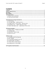 Bruksanvisning Point of View Onyx 507 Tablet