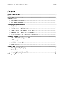 Bruksanvisning Point of View ProTab 26 Tablet
