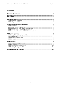 Bruksanvisning Point of View ProTab 2 IPS Tablet