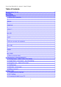 Bruksanvisning Point of View TAB-A1085-161 Tablet