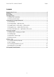 Bruksanvisning Point of View P741 Tablet
