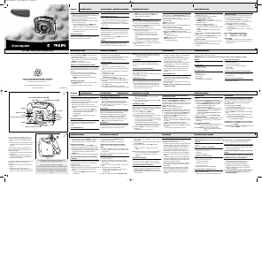 Mode d’emploi Philips ACT6688 Enregistreur de cassettes