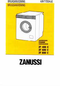 Brugsanvisning Zanussi ZF 400 C Vaskemaskine