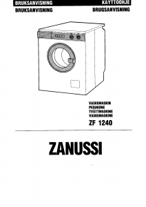 Bruksanvisning Zanussi ZF 1240/A Vaskemaskin
