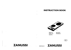 Manual Zanussi ZEF320X Hob