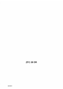 Handleiding Zanussi ZFC28DR Koel-vries combinatie