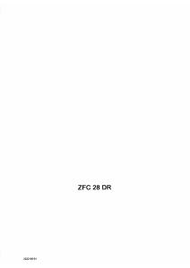 Bruksanvisning Zanussi ZFC28DR Kyl-frys