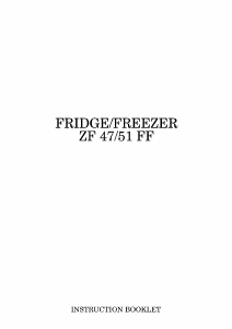 Manual Zanussi ZFC47/51FF Fridge-Freezer