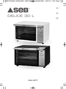 Bedienungsanleitung SEB OF273100 Delice Backofen