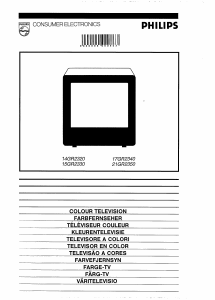 Mode d’emploi Philips 14GR2320 Téléviseur