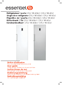 Manual de uso Essentiel B ERLV 185-60s1 Refrigerador