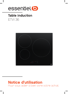 Mode d’emploi Essentiel B ETVI 36 Table de cuisson