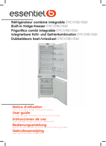 Mode d’emploi Essentiel B ERCVI 180-55b1 Réfrigérateur combiné