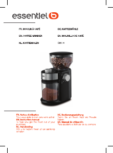 Manual Essentiel B EMC 4 Coffee Grinder