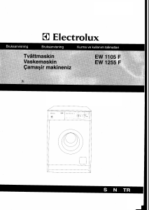 Bruksanvisning Electrolux EW1255F Tvättmaskin