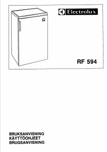 Käyttöohje Electrolux RF593 Jääkaappi