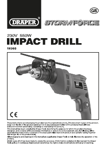 Manual Draper CD550SF Impact Drill
