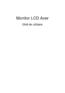 Manual Acer ED273B Monitor LCD