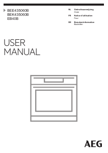 Bedienungsanleitung AEG EB40B Backofen