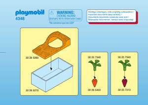 Brugsanvisning Playmobil set 4348 Animal Clinic Marsvinebur