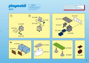 Handleiding Playmobil set 5870 Animal Clinic Dierenkliniek