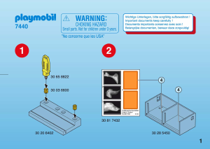 Handleiding Playmobil set 7440 Animal Clinic Accessoires voor het dierenkliniek thema