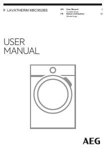 Mode d’emploi AEG TM8C952BS Sèche-linge