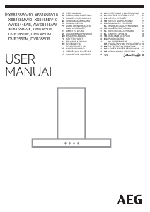 Manuale AEG X65165MV10 Cappa da cucina