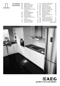 Manuale AEG X92384MI01 Cappa da cucina
