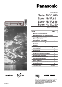 Bedienungsanleitung Panasonic NV-FJ616EG Videorecorder