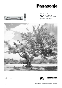 Manual Panasonic NV-FJ600A Video recorder