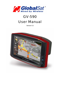 Manual GlobalSat GV-590 Car Navigation