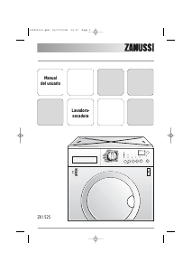 Manual de uso Zanussi ZKI525 Lavasecadora